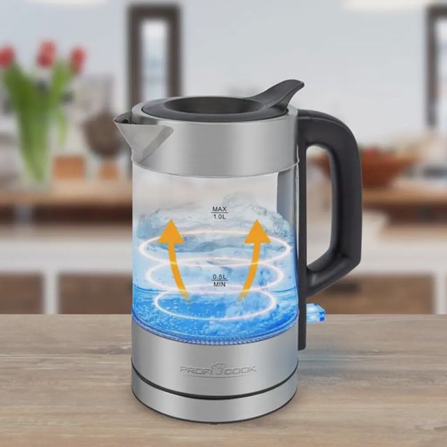 ProfiCook Bouilloire Inox 1 L 1600 W PC-WKS1229