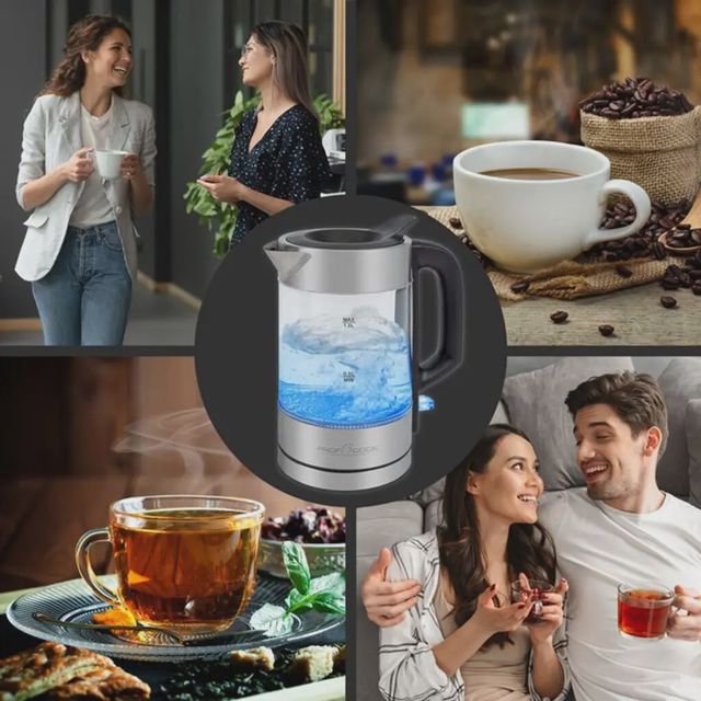 ProfiCook Bouilloire Inox 1 L 1600 W PC-WKS1229