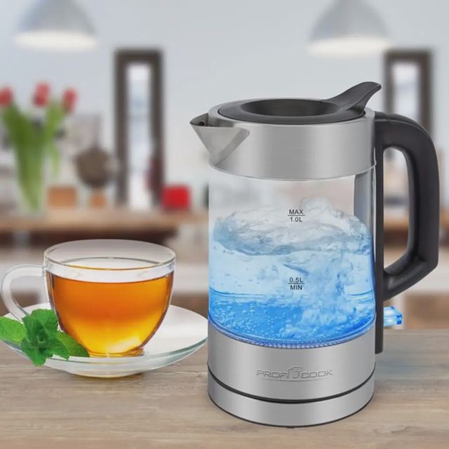 ProfiCook Bouilloire Inox 1 L 1600 W PC-WKS1229