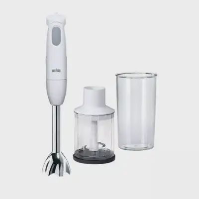 mixeur a bras braun + mini hachoir 450 W MQ120 - MQ120