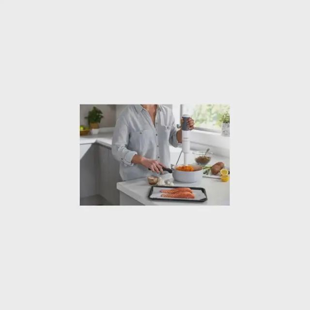 Kenwood Triblade XL HBM40.306WH Mixeur 850 W