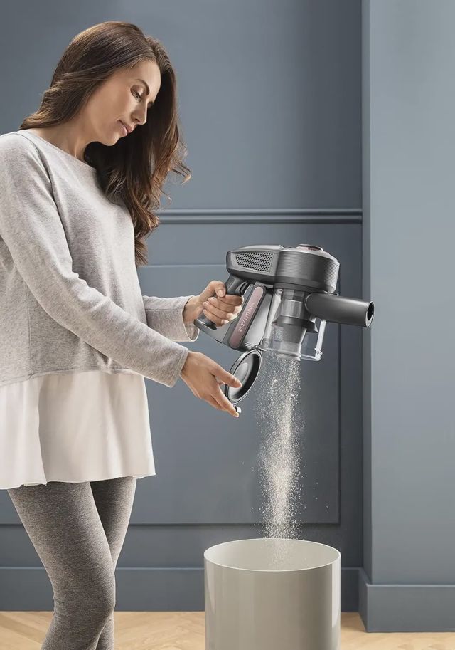 Aspirateur Balai De'Longhi XLM510.GRG Rose et Noir 500W