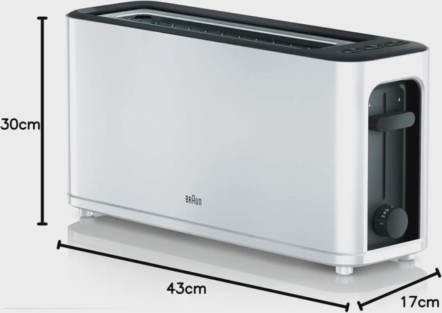 Braun Grille pain HT 3110 WH 1000watts