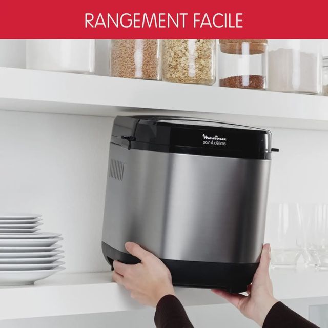 Moulinex Machine à Pain Yaourtière OW240E30 Inox