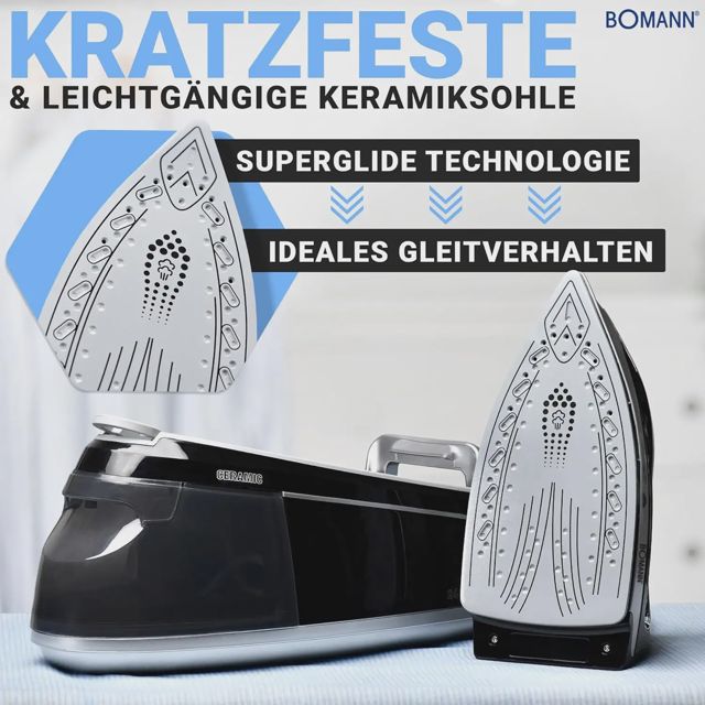 Bomann Centrale vapeur DBS6034CB Noir