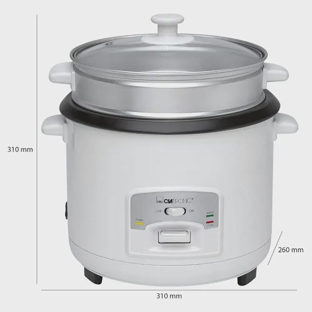 Clatronic Cuiseur À Riz Et Cuit-Vapeur Rk 3566