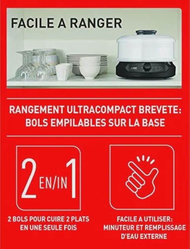 Cuiseur vapeur Seb vc204800