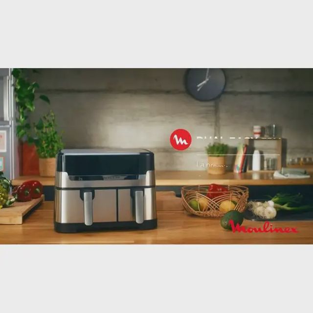 Moulinex Friteuse air fryer dual easy fry & Grill 8,3 L
