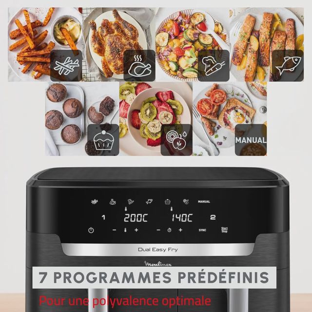 Moulinex Double friteuse à air XXL 11L.EZ9428F0