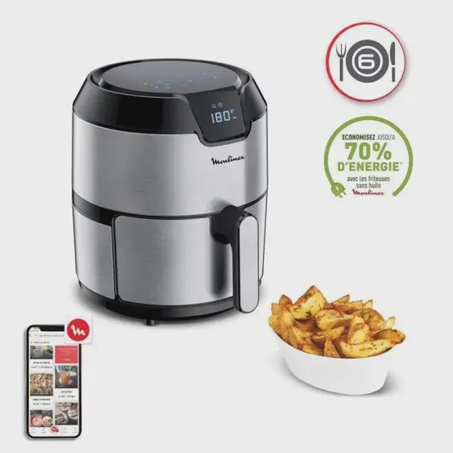 Moulinex Friteuse Sans Huile EZ401D10 XL 4,2 L