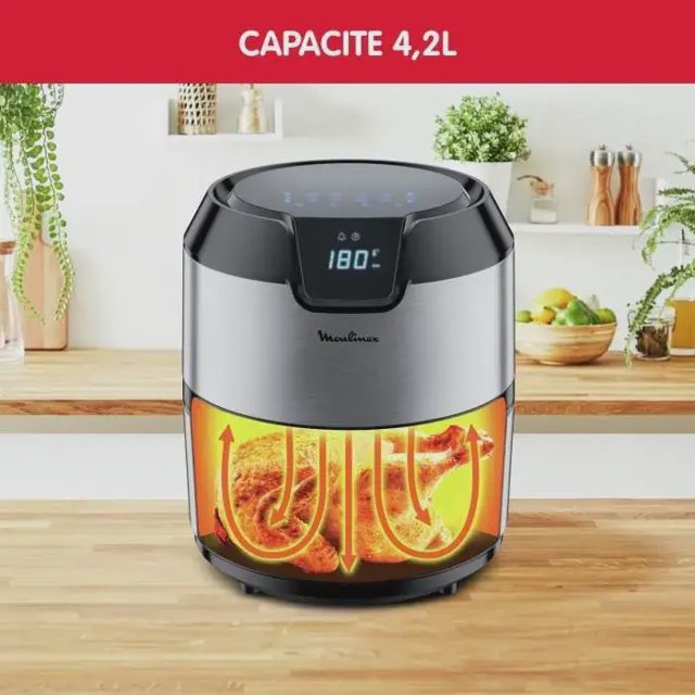 Moulinex Friteuse Sans Huile EZ401D10 XL 4,2 L