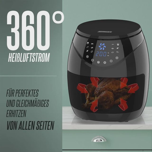 Heinrch's fryer airfryer air fryer xl 7L 1800W