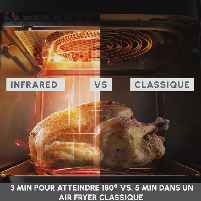 Moulinex Easy Fry Infrared 7L. Air fryer.EZ831GF0