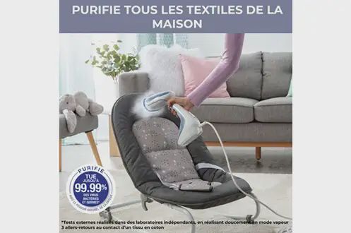 Defroisseur à main calor pure tex