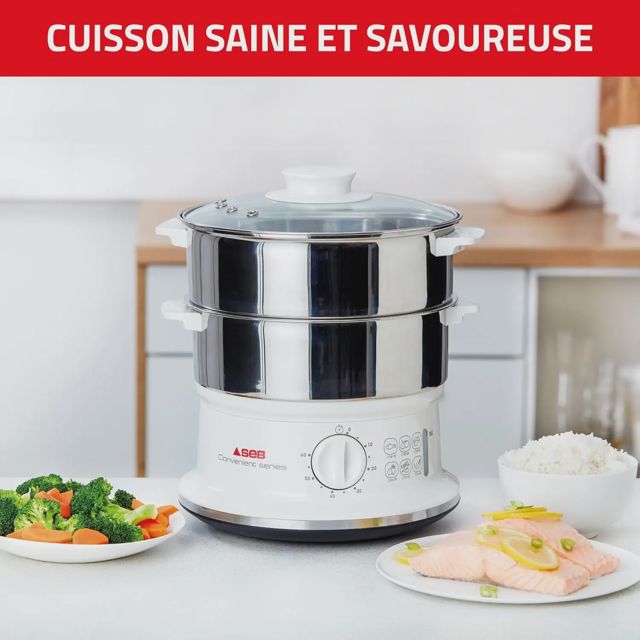 Seb Cuiseur Vapeur Capacité bol 6 L VC145100