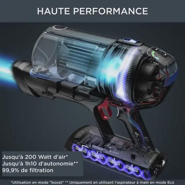 Rowenta X-Force Flex 14.60 Aqua RH99C0 Aspirateur balai 2en1