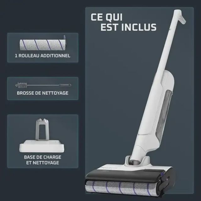 Rowenta Aspirateur Laveur X-Clean 10 sans fil GZ7540WO