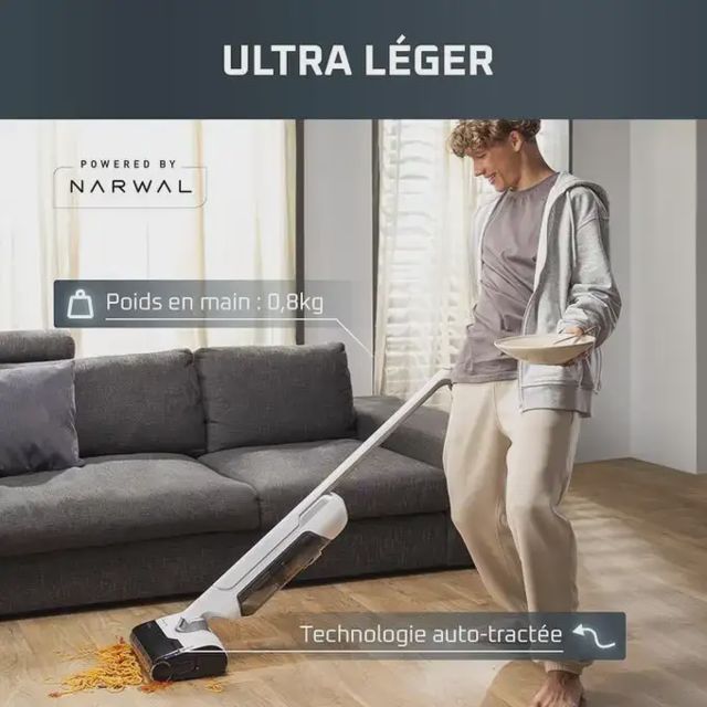 Rowenta Aspirateur Laveur X-Clean 10 sans fil GZ7540WO