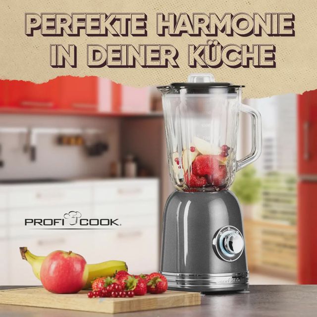 ProfiCook blender PC-UM 1195 800W 1.5 Litres grise