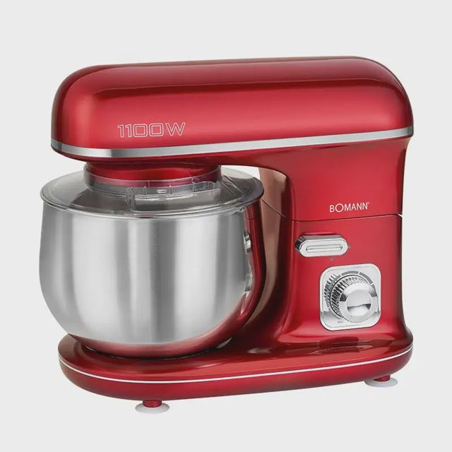 Pétrin 5l bomann 1100w rouge km6010cb