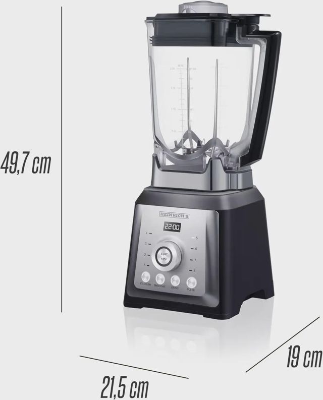 Heinrich's blender 2000 watt 2.0 l 32,000 RPM hpm8160
