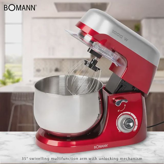 Bomann km 6009 cb pétrin multifonction 1000w 5 L