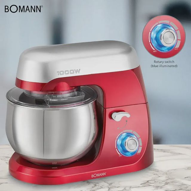 Bomann km 6009 cb pétrin multifonction 1000w 5 L
