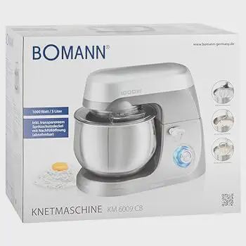 Bomann km 6009 cb pétrin multifonction 1000w 5 L