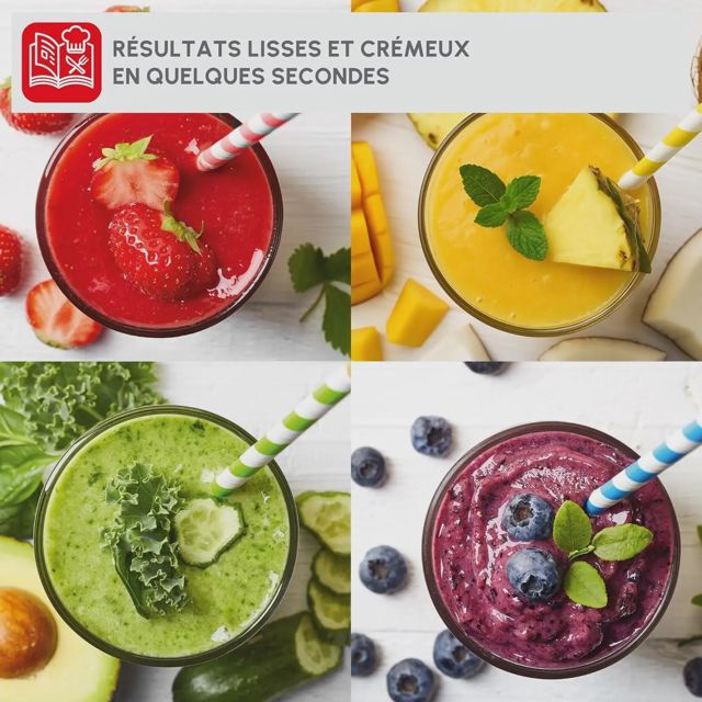 Moulinex Blender Mini mixeur compact 400 W LM17GD10