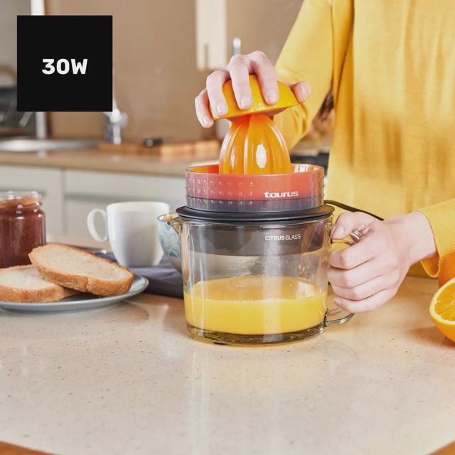 Taurus Presse Agrumes Citrus Glass bol en verre 30W