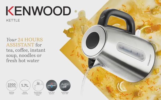 Kenwood Bouilloire électrique inox 1.7l Kenwood ZGM10.000SS