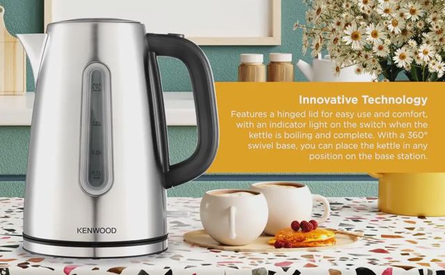 Kenwood Bouilloire électrique inox 1.7l Kenwood ZGM10.000SS