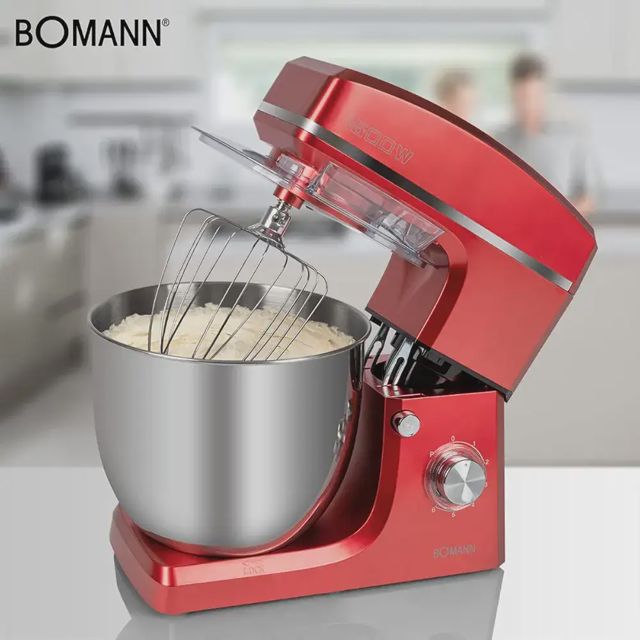 Robot pétrin 10L 1500W Bomann KM 6036 CB Rouge