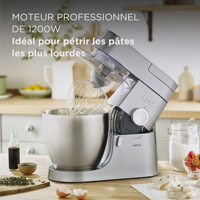 PÉTRIN KENWOOD CHEF XL 1200W SILVER kvl4110s