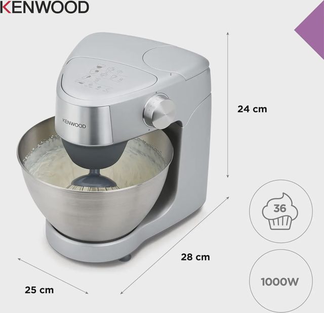 Kenwood Robot Pâtissier KHC29.A0SI 1000 W 4,3 L