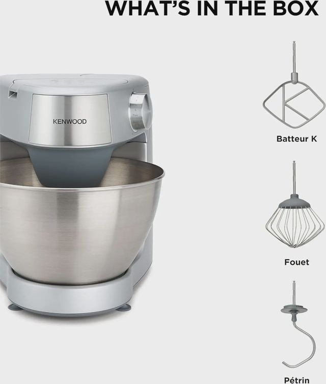 Kenwood Robot Pâtissier WKHC29.Q0SI 1000 W 4,3 L