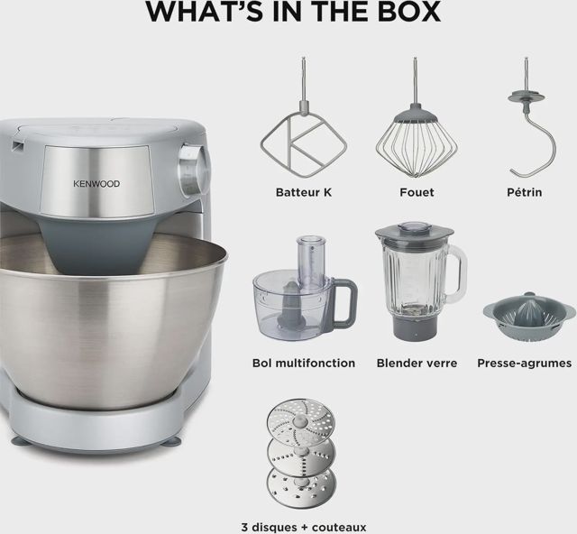 Kenwood petrin 1000 W Silver KHC29.L0SI