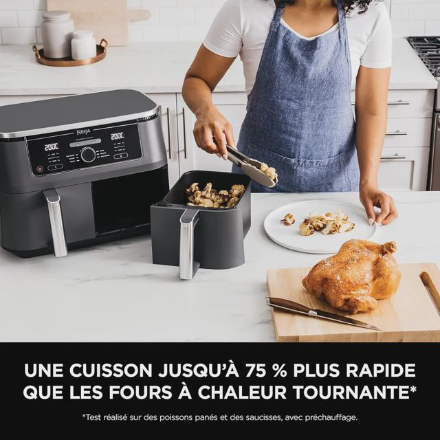 Ninja airfryer Foodi MAX 9.5L 6-en-1 Sans Huile AF400EU