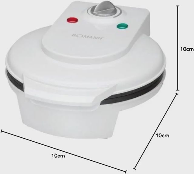 Bomann Electrique Gaufrier WA 5018 CB BLANC