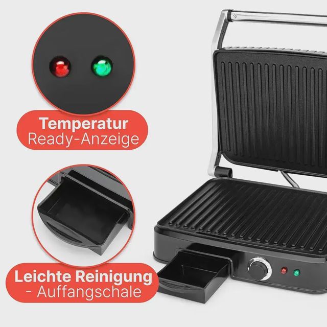 Bomann Panineuse 2 000 W gril à panini KG 2242 CB