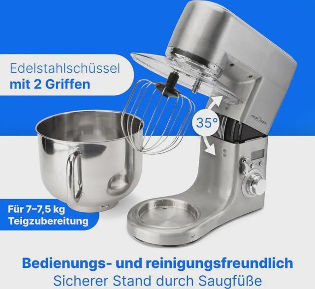 ProfiCook Robot Cuisine PC-KM1096 Inox 10 L