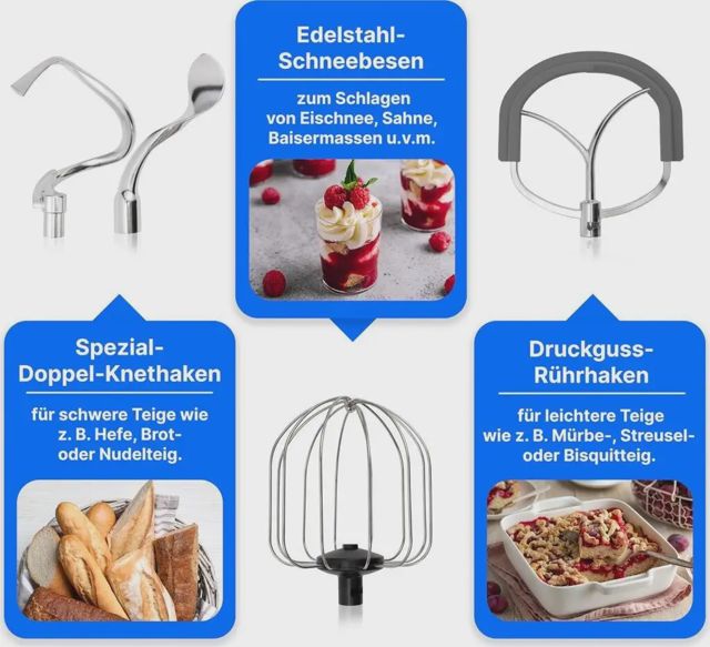 ProfiCook Robot Cuisine PC-KM1096 Inox 10 L