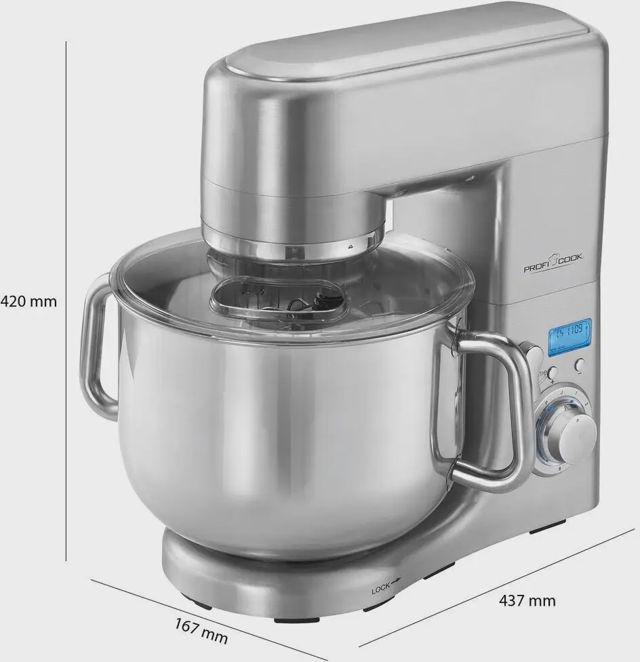 ProfiCook Robot Cuisine PC-KM1096 Inox 10 L