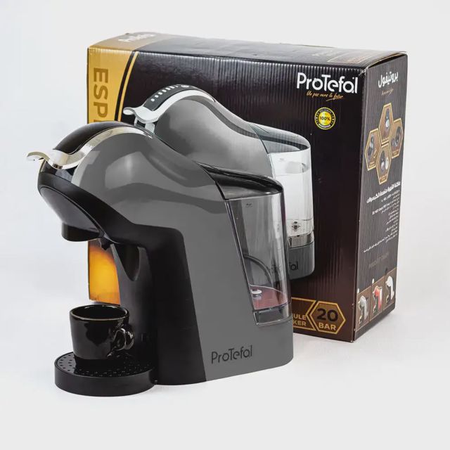 Protefal machine à café cafetiere 20 bars 4 en 1 EM-308 G