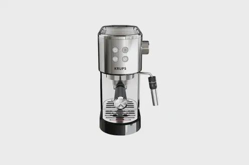 Krups XP444C10 Cafetière expresso a pompe VIRTUOSO+ inox
