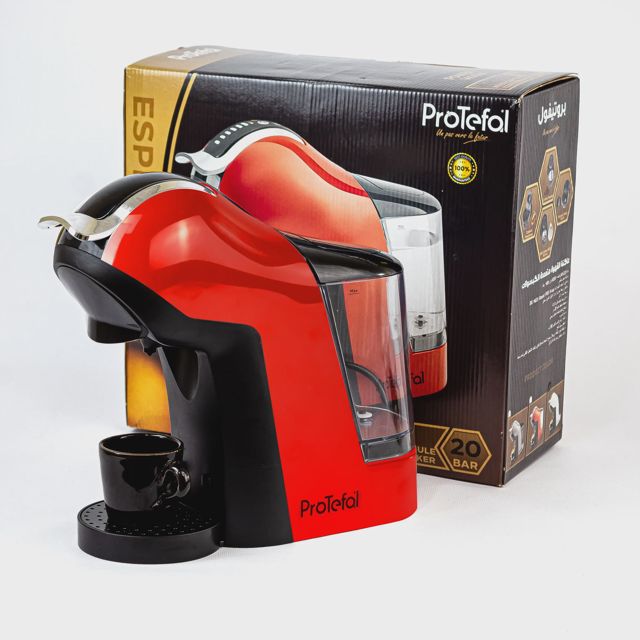 Protefal machine à café cafetiere 20 bars 4 en 1 EM-308 R