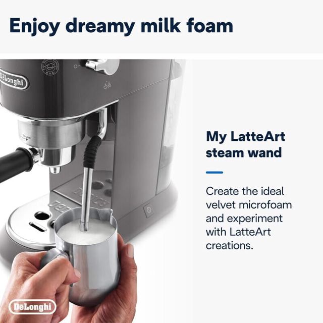 delonghi machine a café deddica art ec885gy