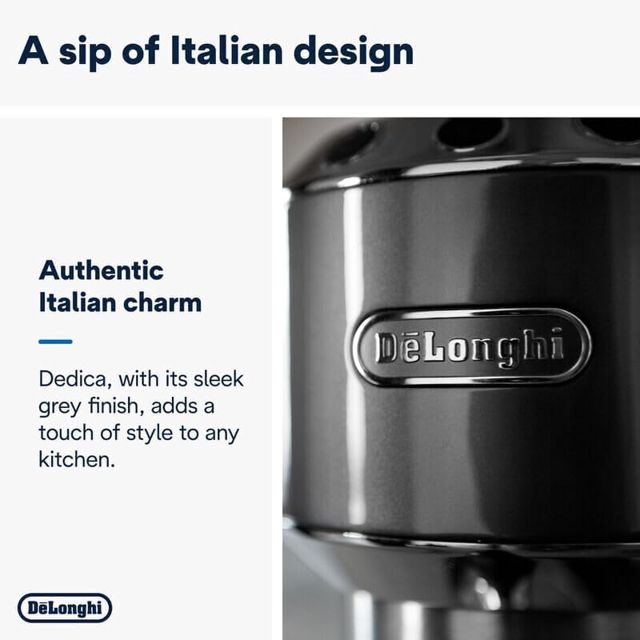 delonghi machine a café deddica art ec885gy