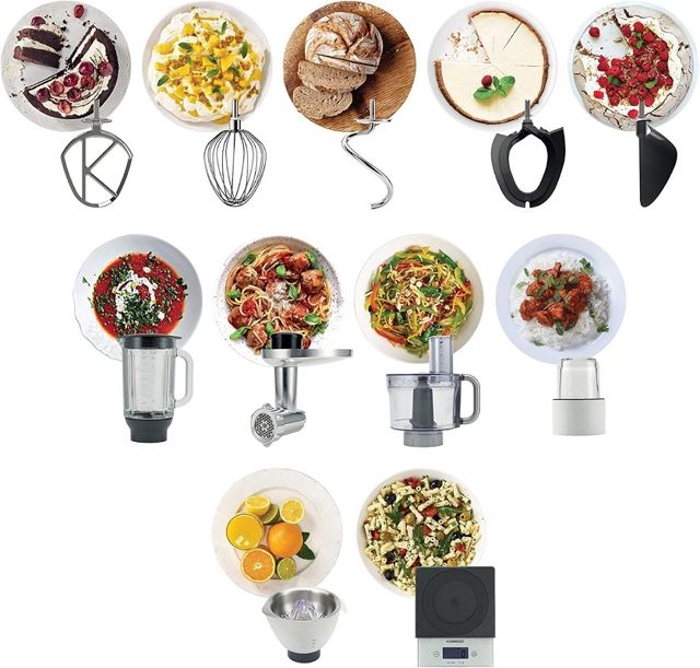 Kenwood pétrin chef xl titanum 6.7L 1700W KVL8472S