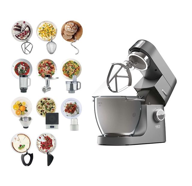 Kenwood pétrin chef xl titanum 6.7L 1700W KVL8472S